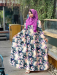 Pori Grown Dress in Premium Dubai Cherry Fabric, Free Size